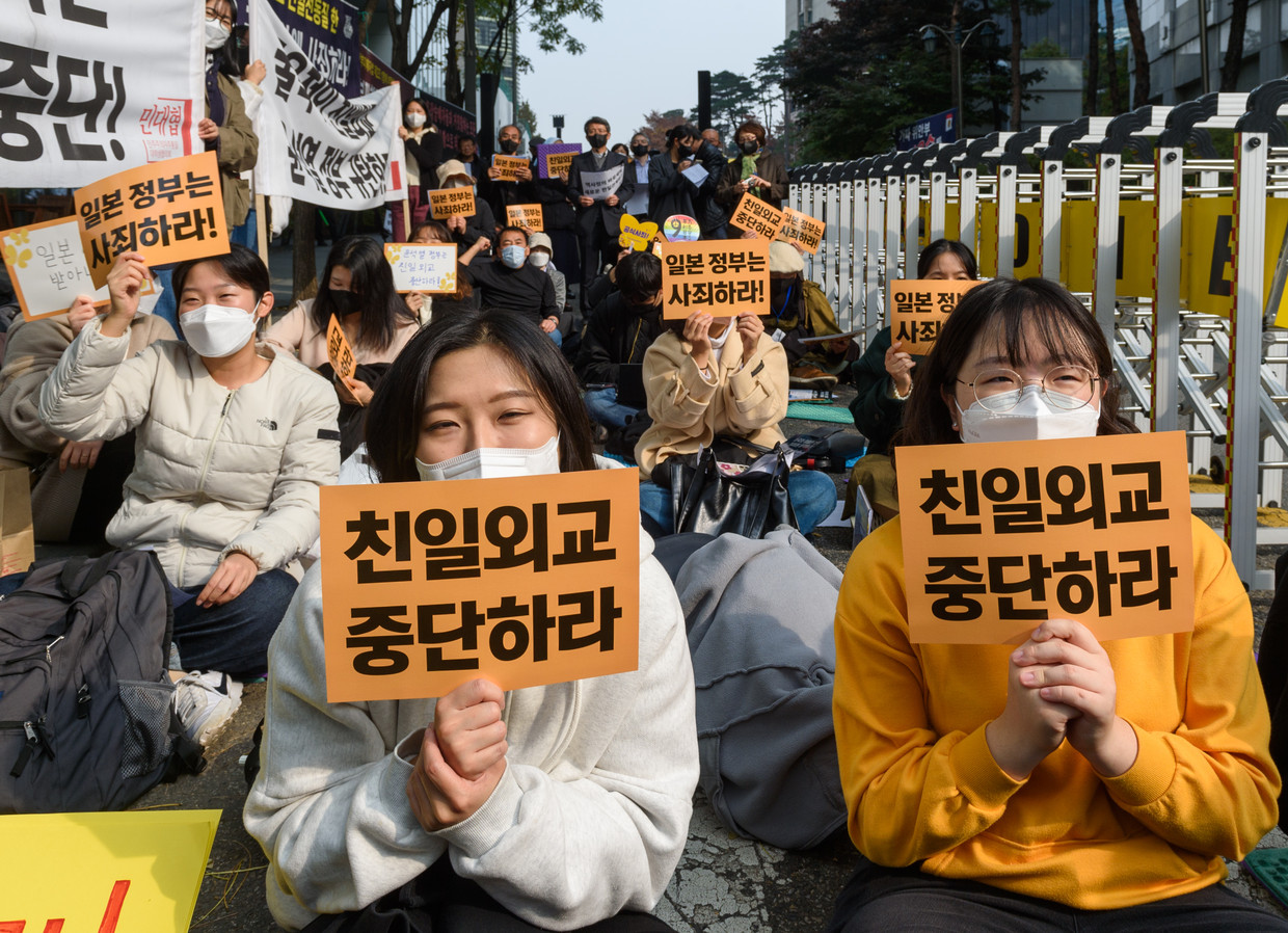 Japan heeft geen boodschap aan het tragische lot van de troostmeisjes foto