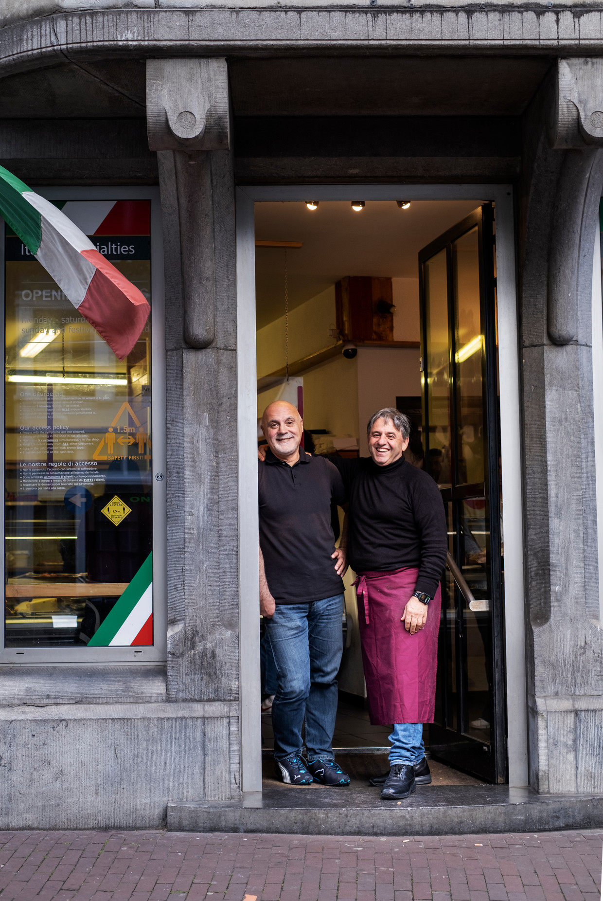 Flavio Vacicchi e Gerardo Mazziotta, titolari di Caldi e Freddi.  Foto di Anilos Babroy