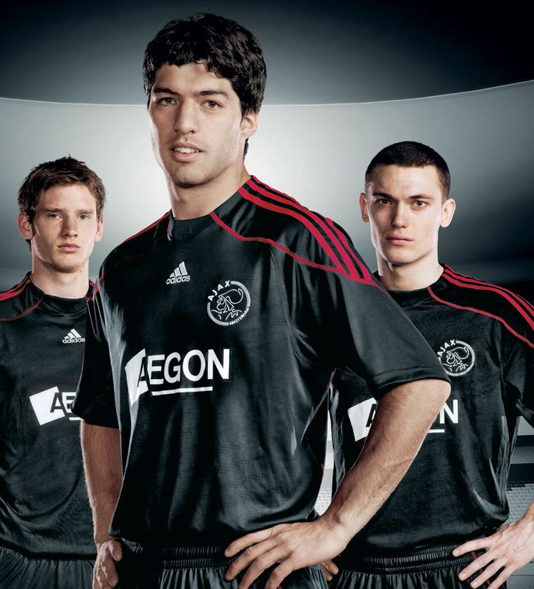 Zwart 2025 ajax shirt